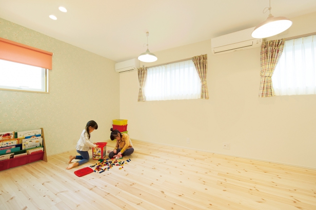 鎌田工務店|自然と空間がとけ合ったさわやかな住空間|子供部屋